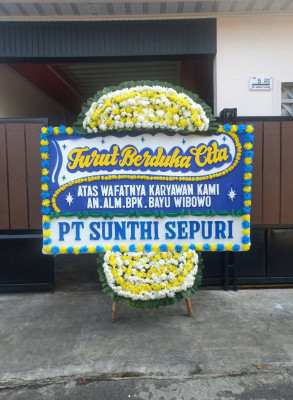 Papan Bunga Duka di Cikulur